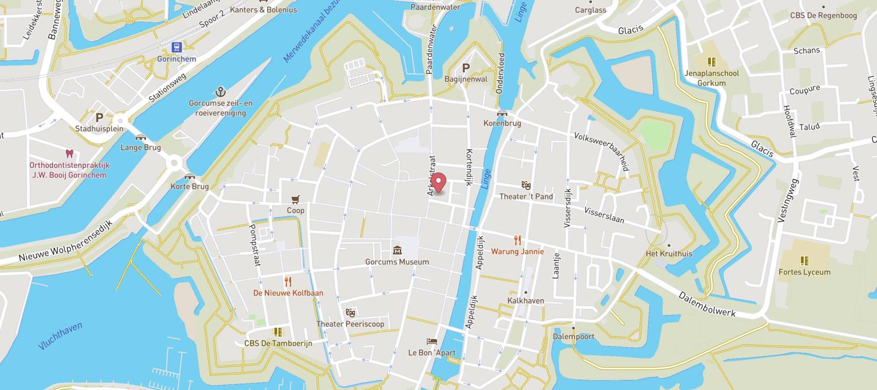 ANWB winkel Gorinchem map