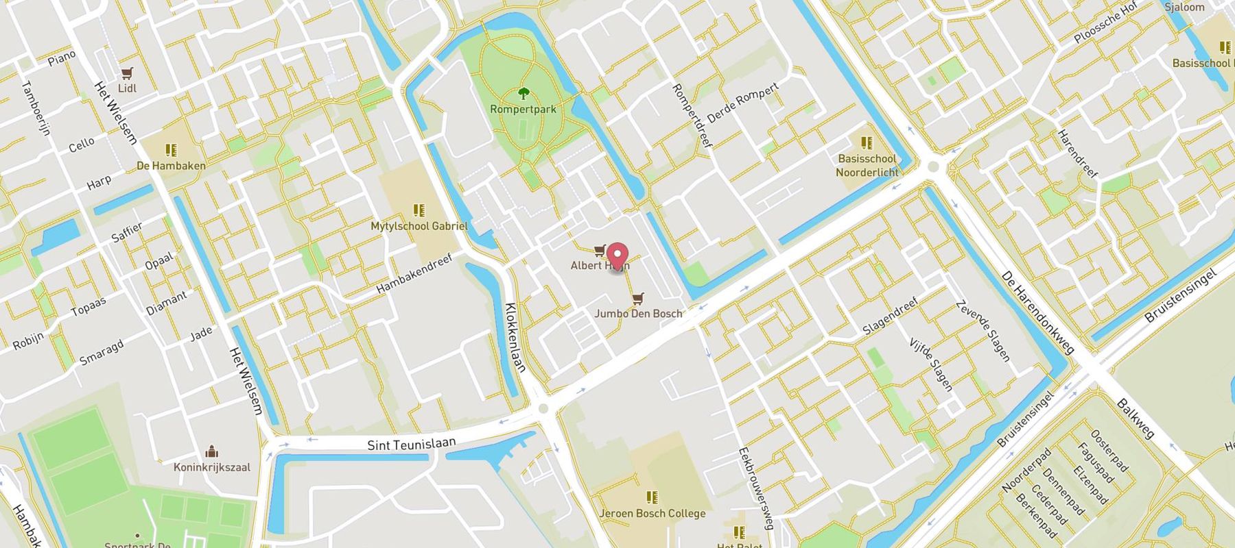 Shoeby OUTLET - Den Bosch Rompert map