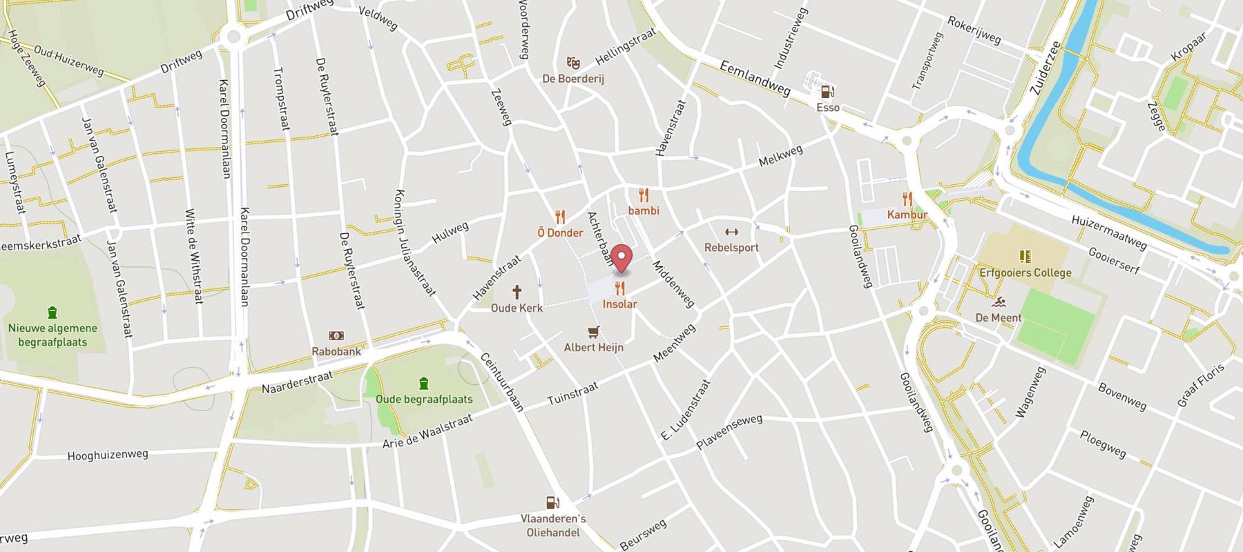 Xenos Huizen map