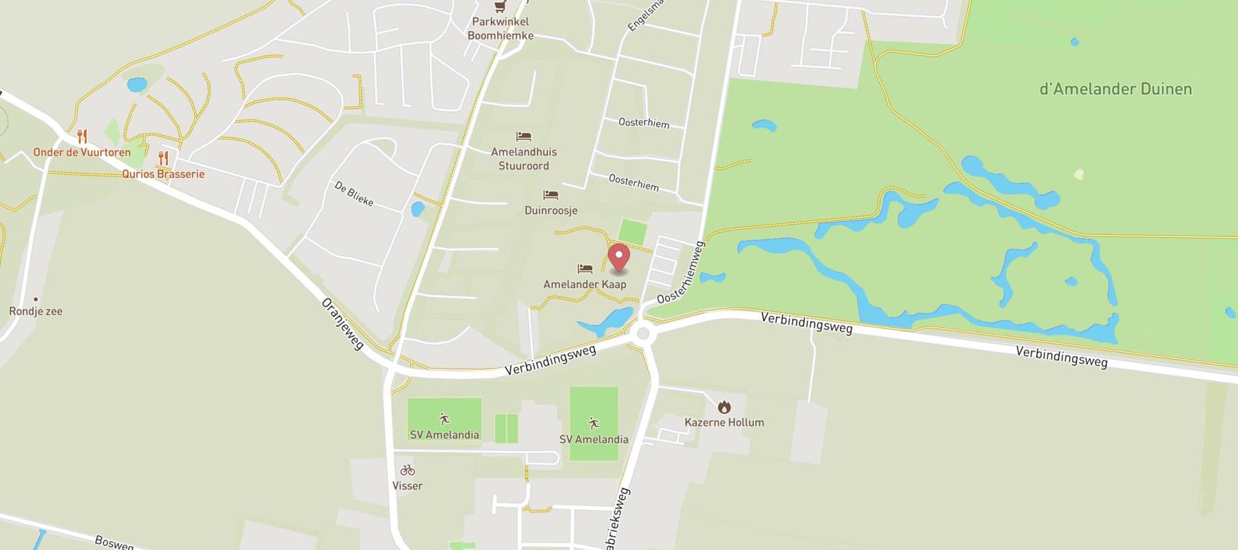 Fletcher Hotel-Restaurant Amelander Kaap map