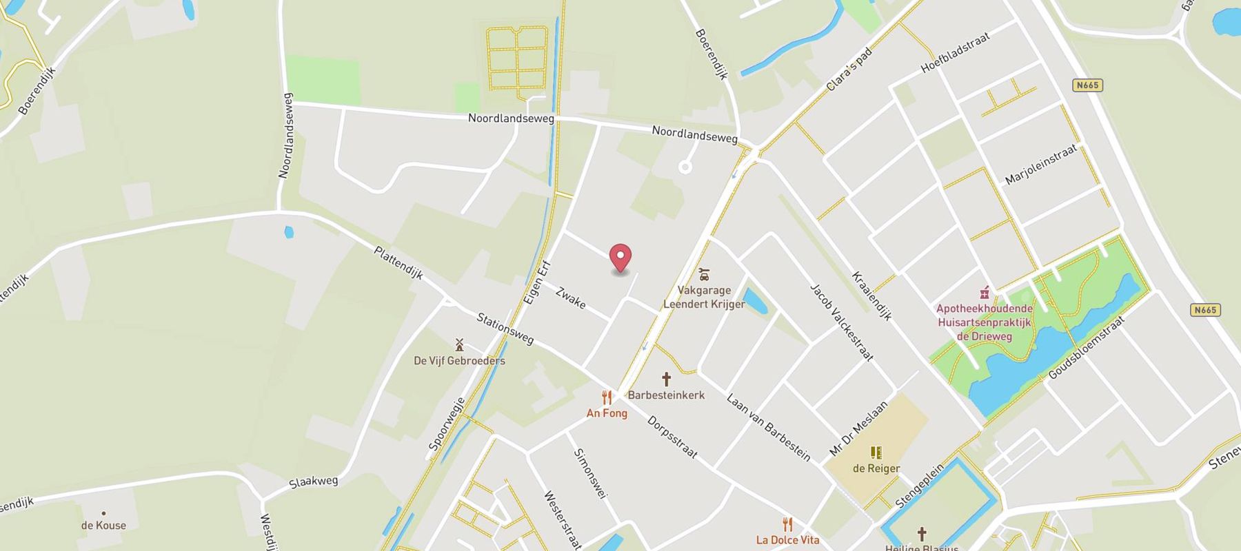 Bloemisterij Wisse map