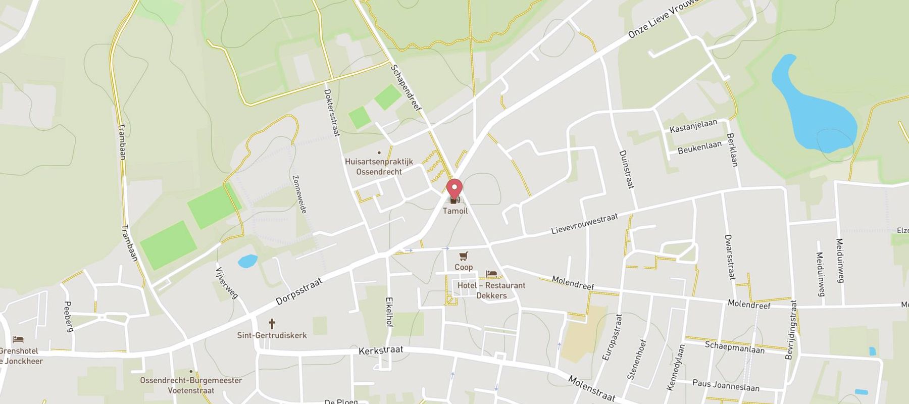 Tamoil Express Ossendrecht map