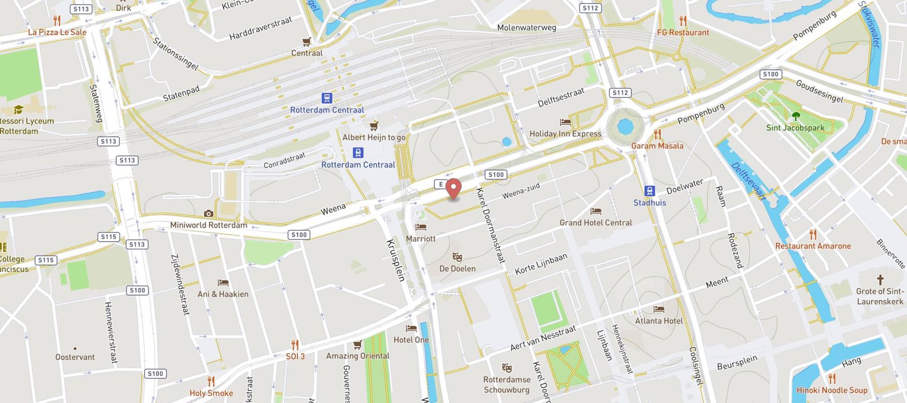 Holland Casino Rotterdam map