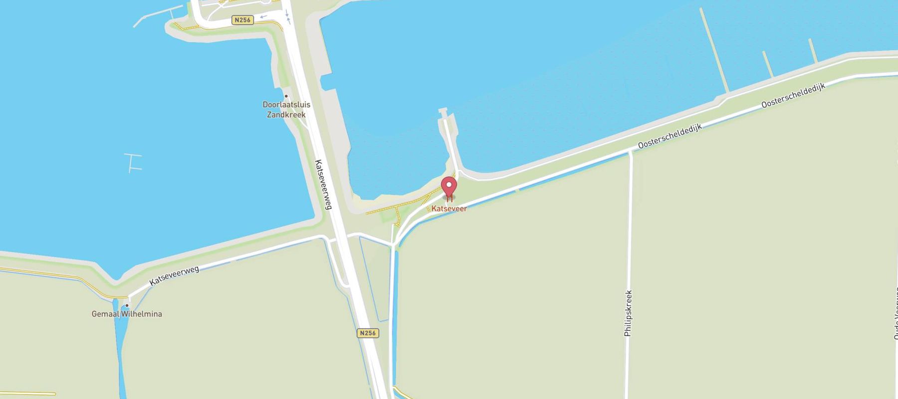Restaurant Katseveer map