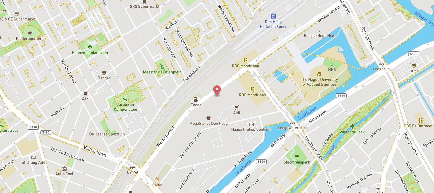 HEMA Den Haag megastores map