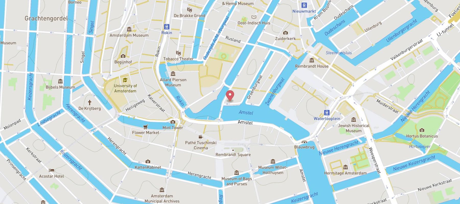 Amsterdam House Hotel map