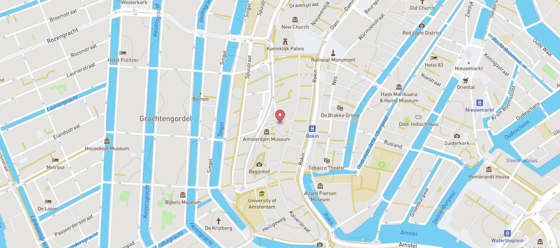 SooTea Bubble Tea shop & more Amsterdam map