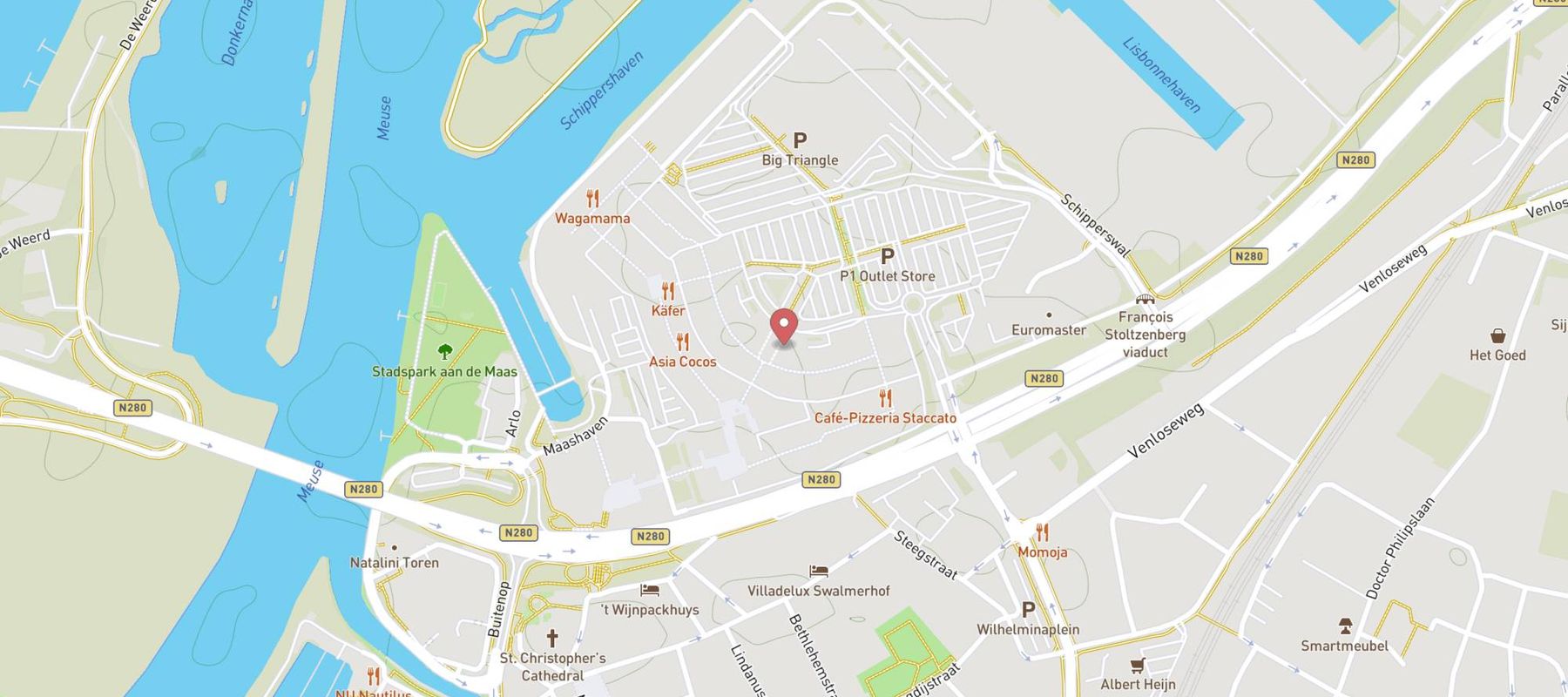 Designer Outlet Roermond map