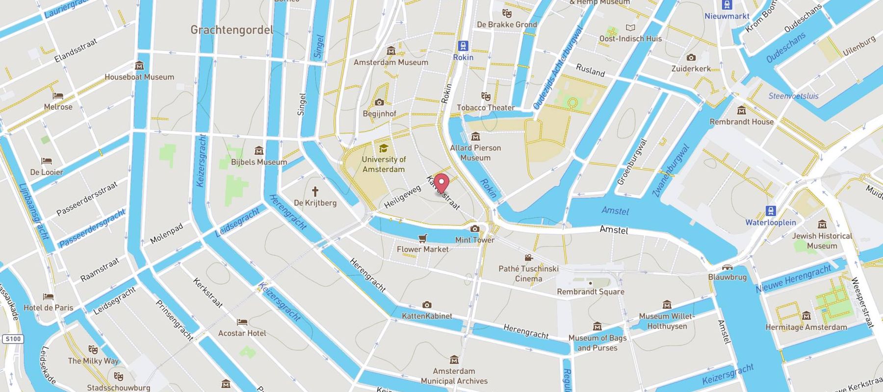 Pearle Opticiens Amsterdam - Centrum map