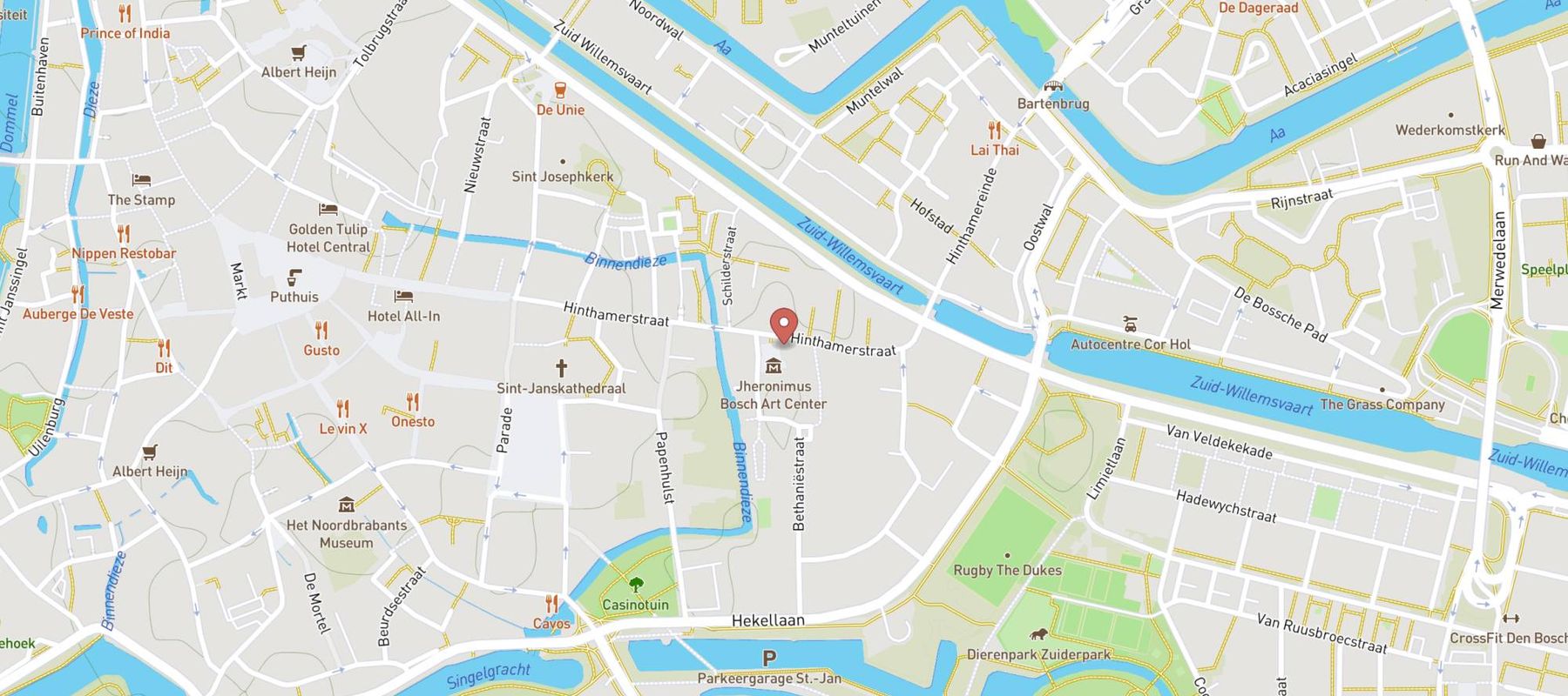 Sense Restaurant Vught map