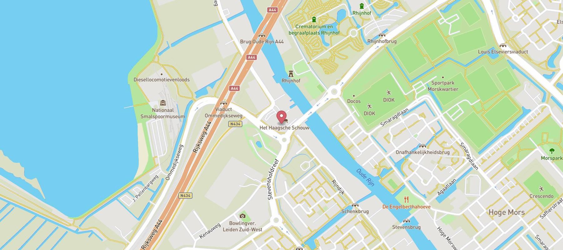 Van der Valk Hotel Leiden map