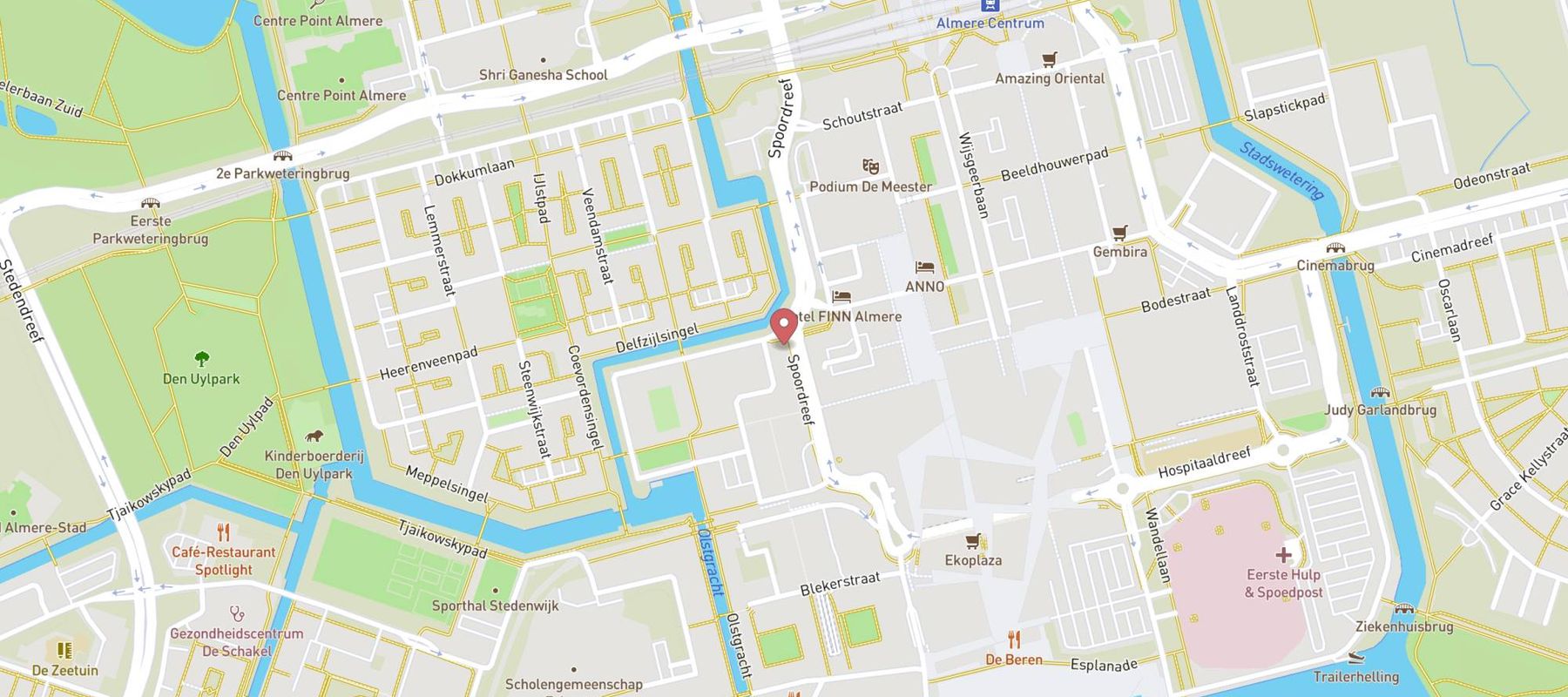 SIXT Autoverhuur Almere map