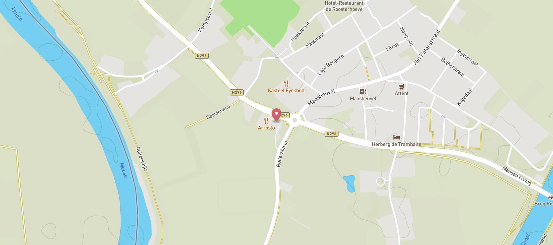 haan tankstation Roosteren map