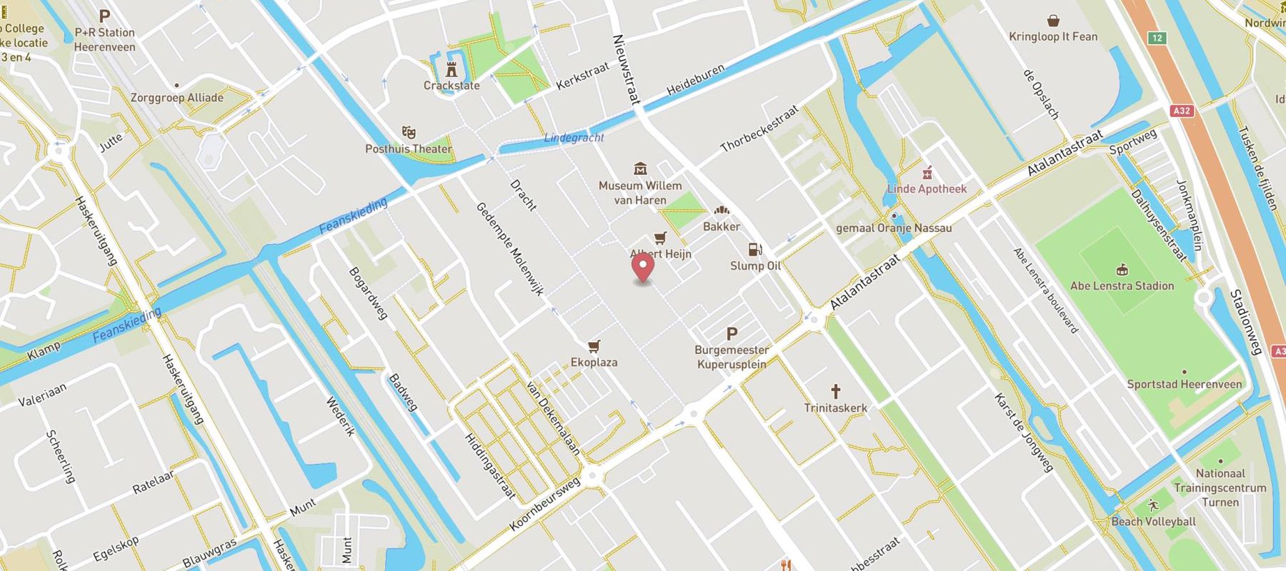 Anwb Heerenveen map