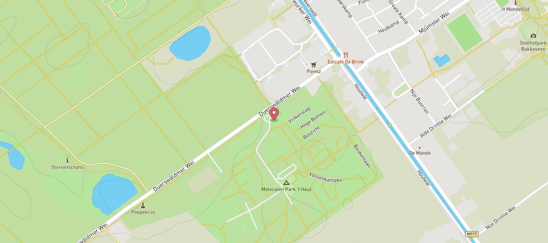 Molecaten Park 't Hout map