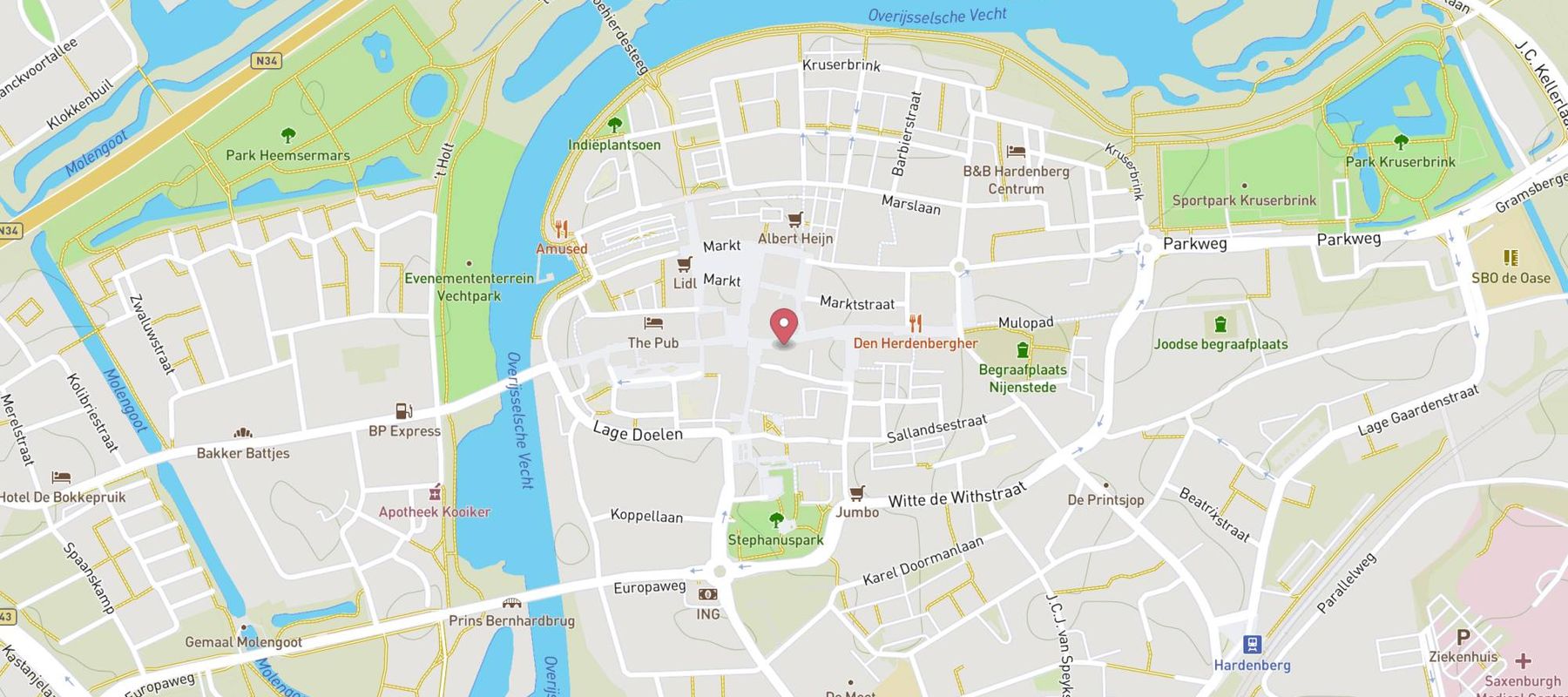 Kruidvat map