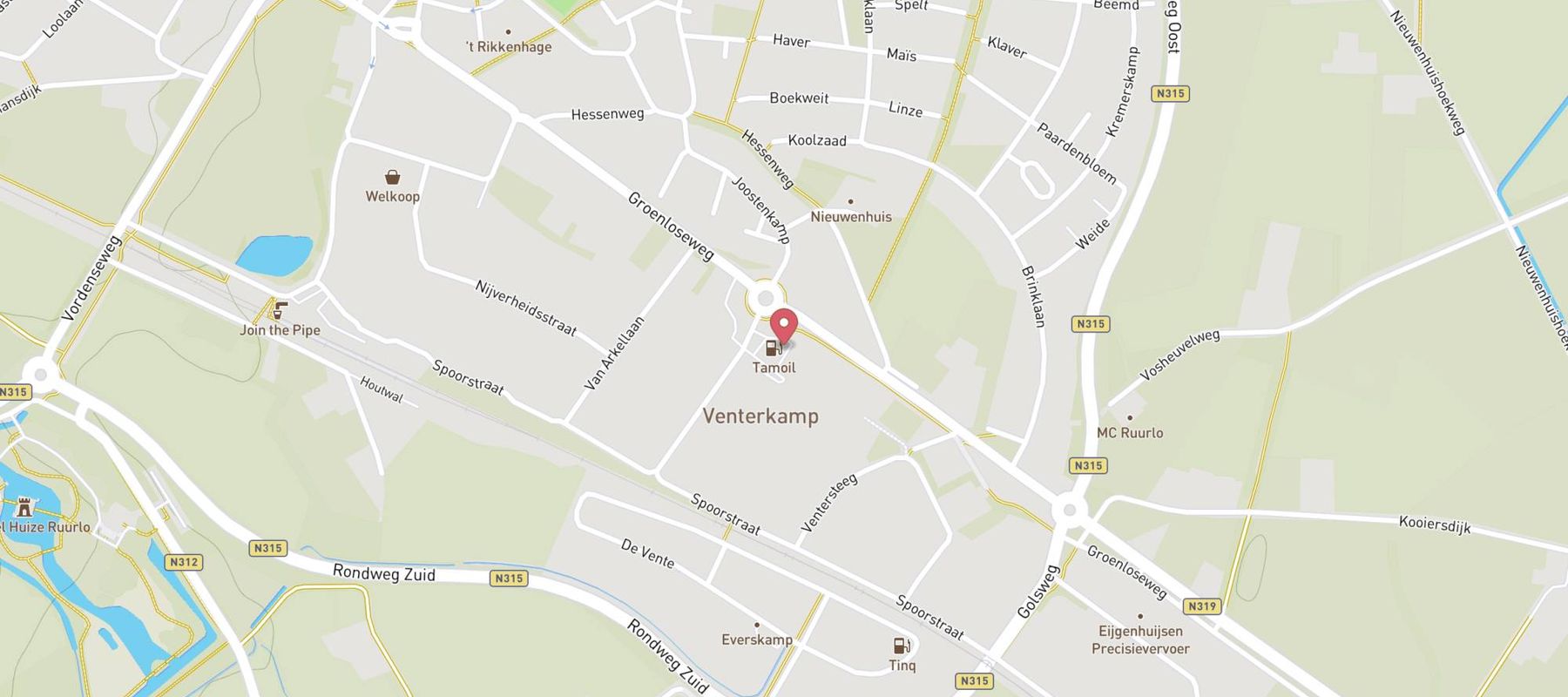 Tamoil Express Ruurlo map