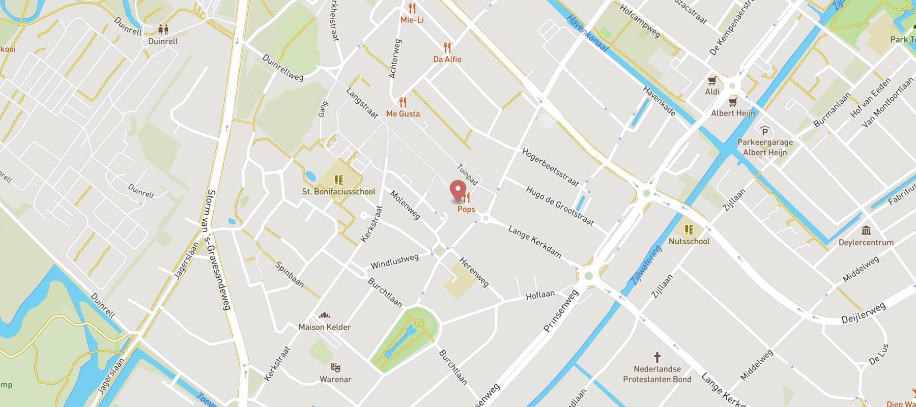 Kruidvat map