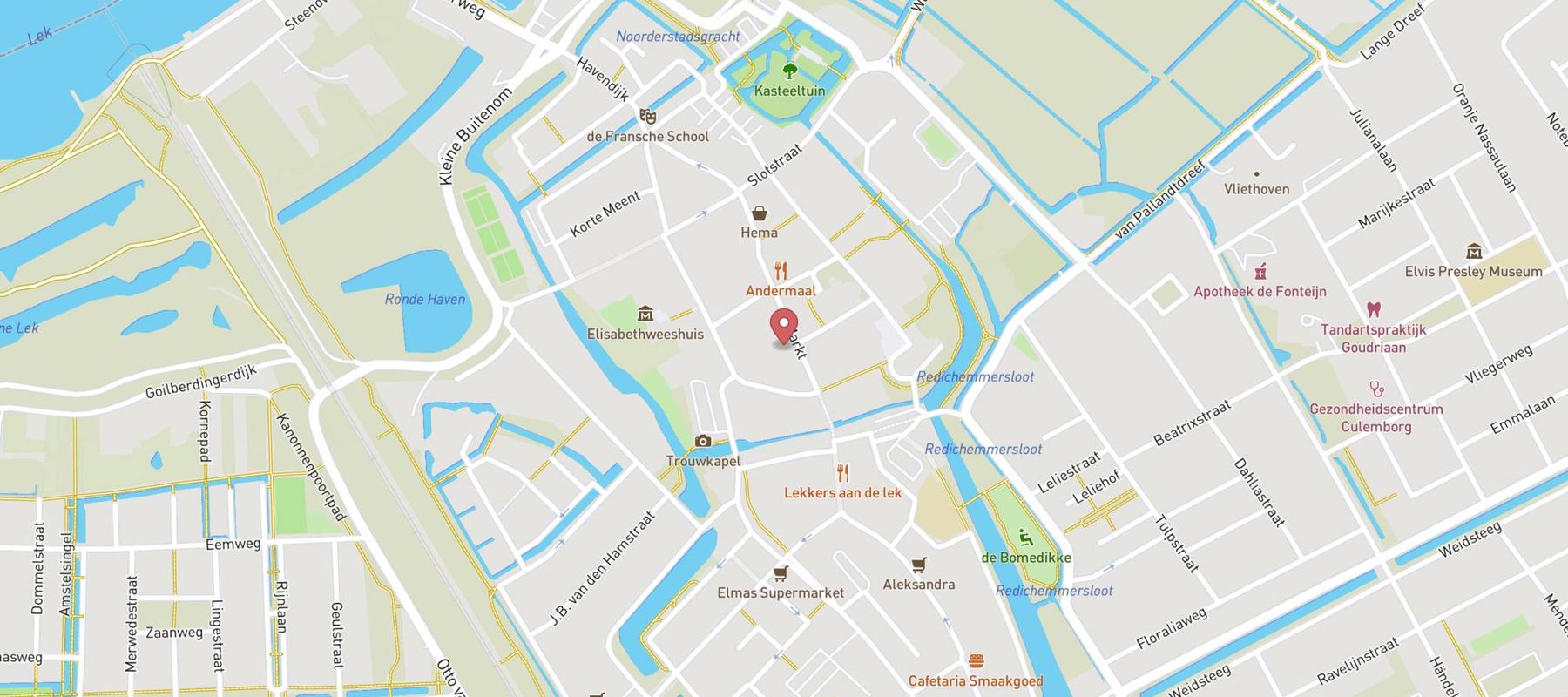 Blokker Culemborg map