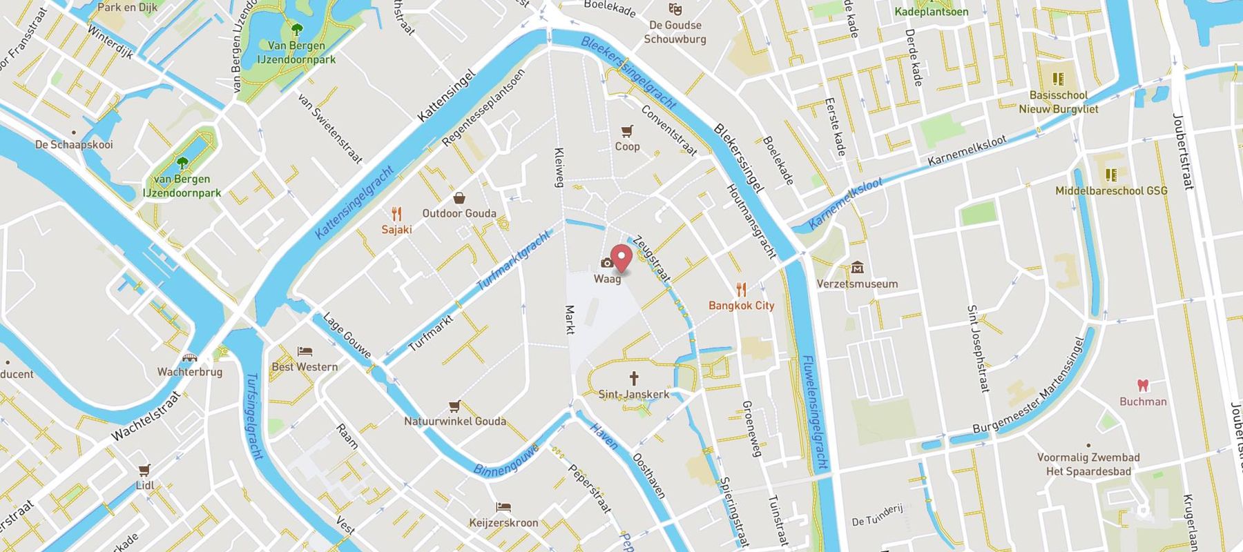 Sportsbar De Zalm map