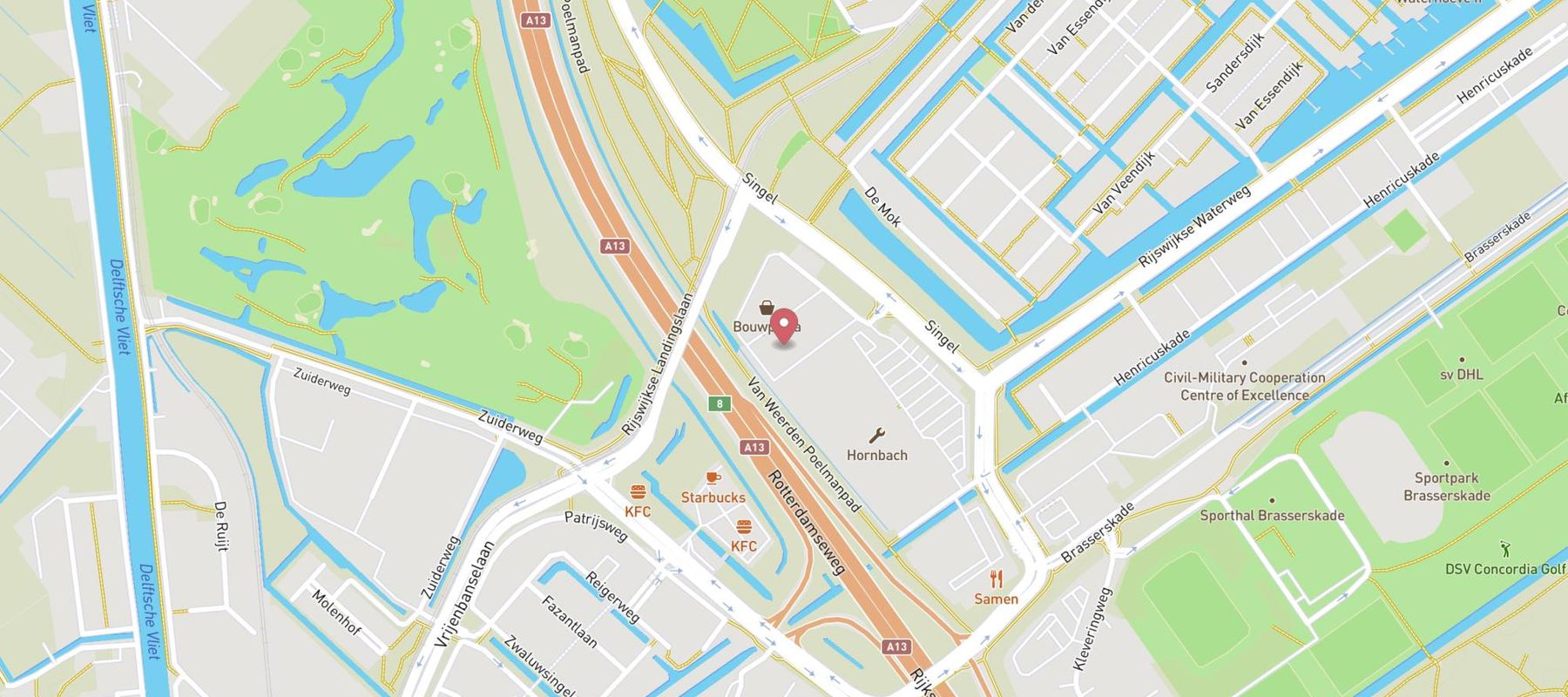 Bo-Rent Den Haag Ypenburg map