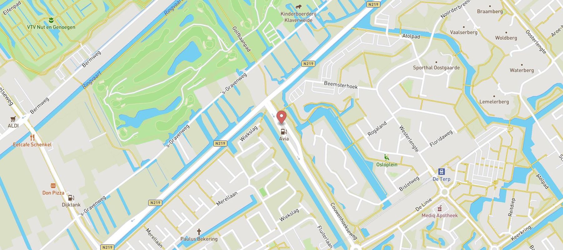 OG Clean Fuels CNG/Groengas map