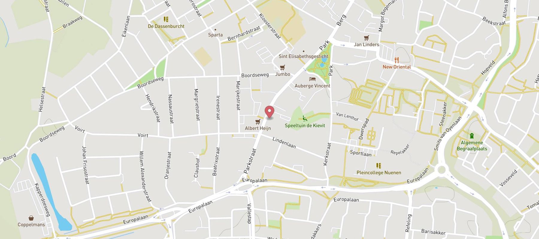 Shoeby - Nuenen map