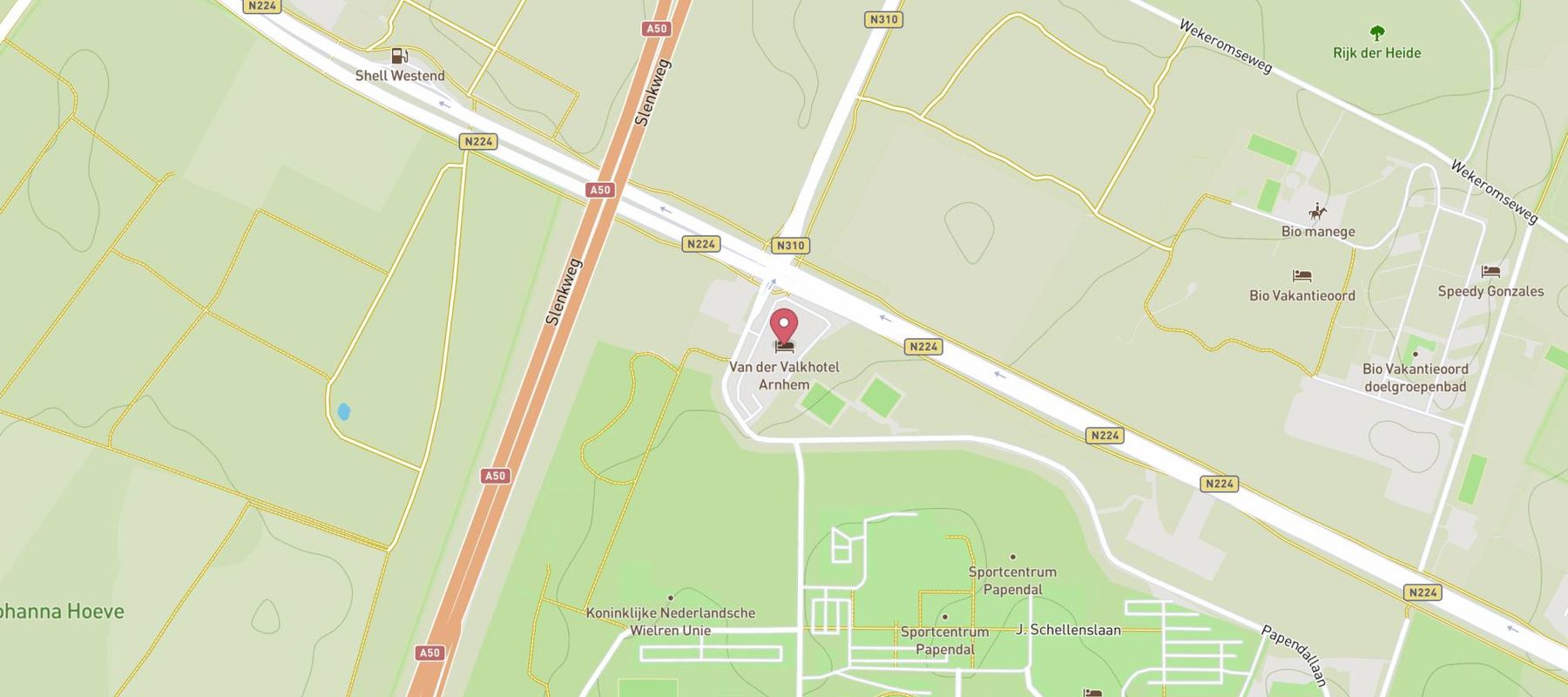 Van der Valk Hotel Arnhem map