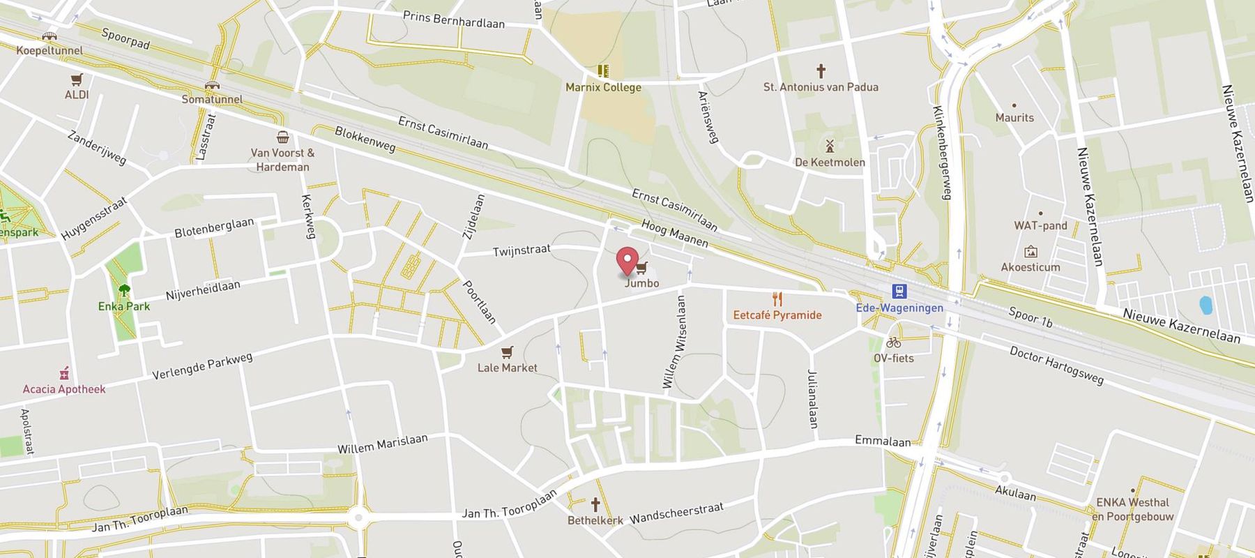 Kruidvat map