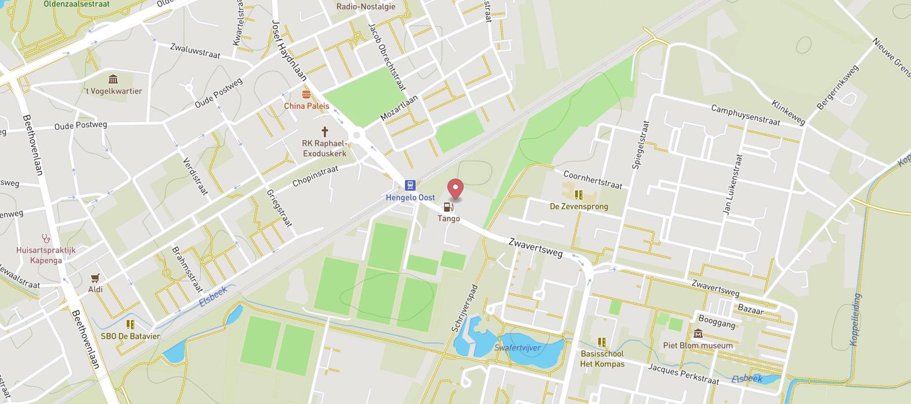 Tango Hengelo map