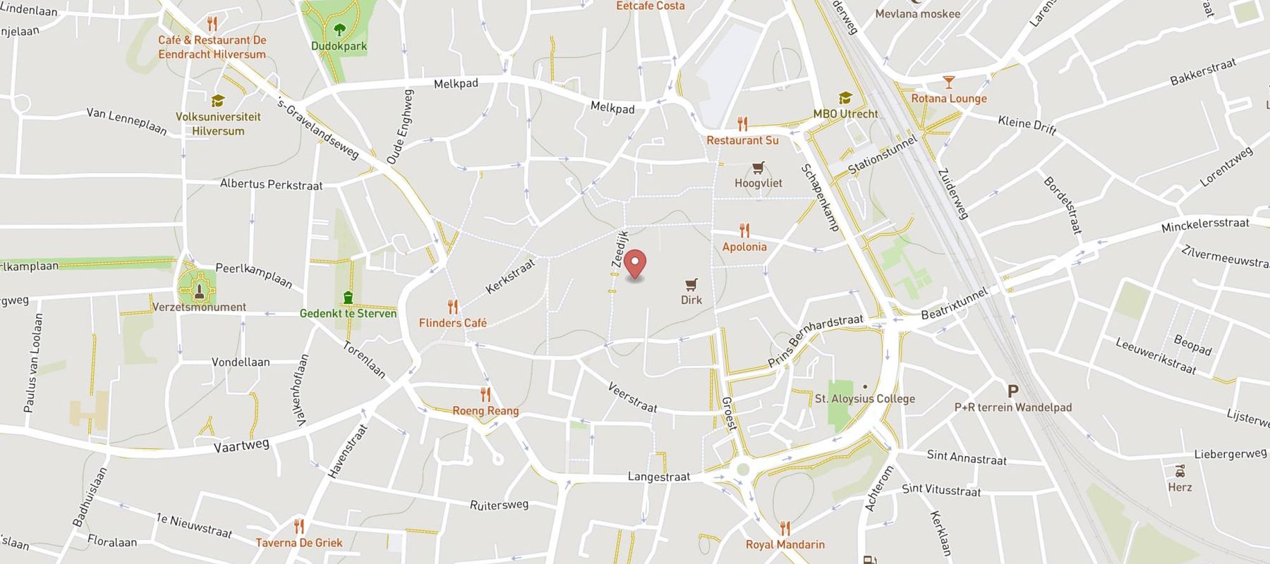 Xenos Hilversum map