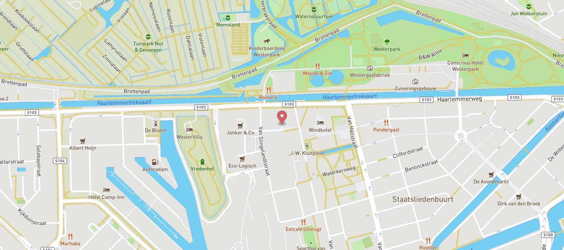 Q-Park Westergasfabriek map