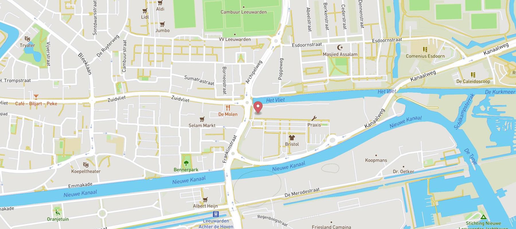 Leen Bakker map