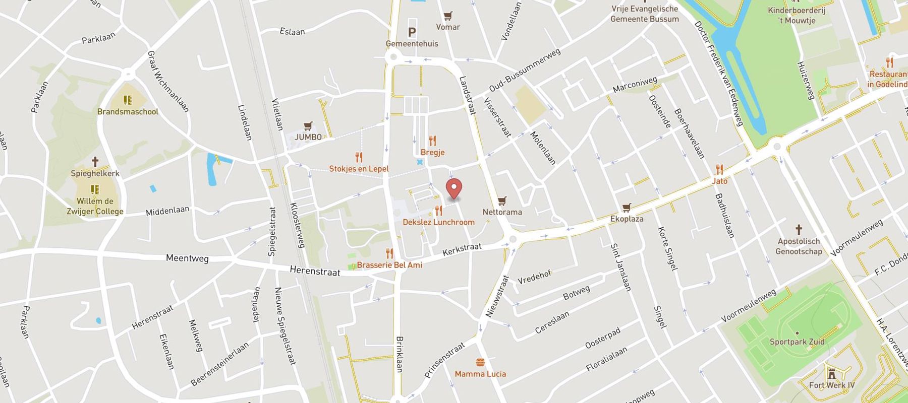 Restaurant Soigné map