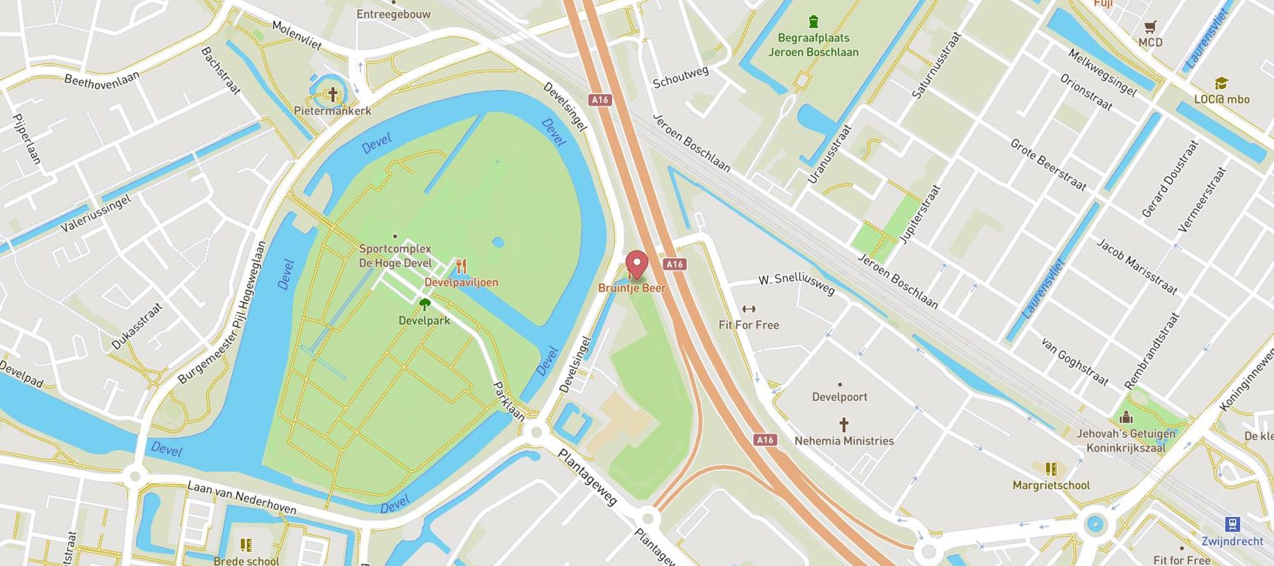 De Beren Zwijndrecht map