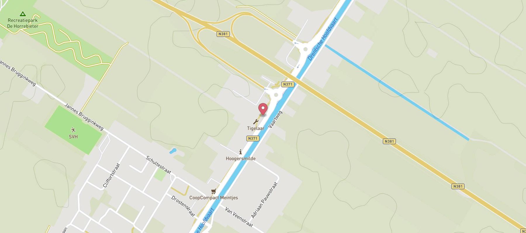 Argos Hoogersmilde Tankstation 24H map