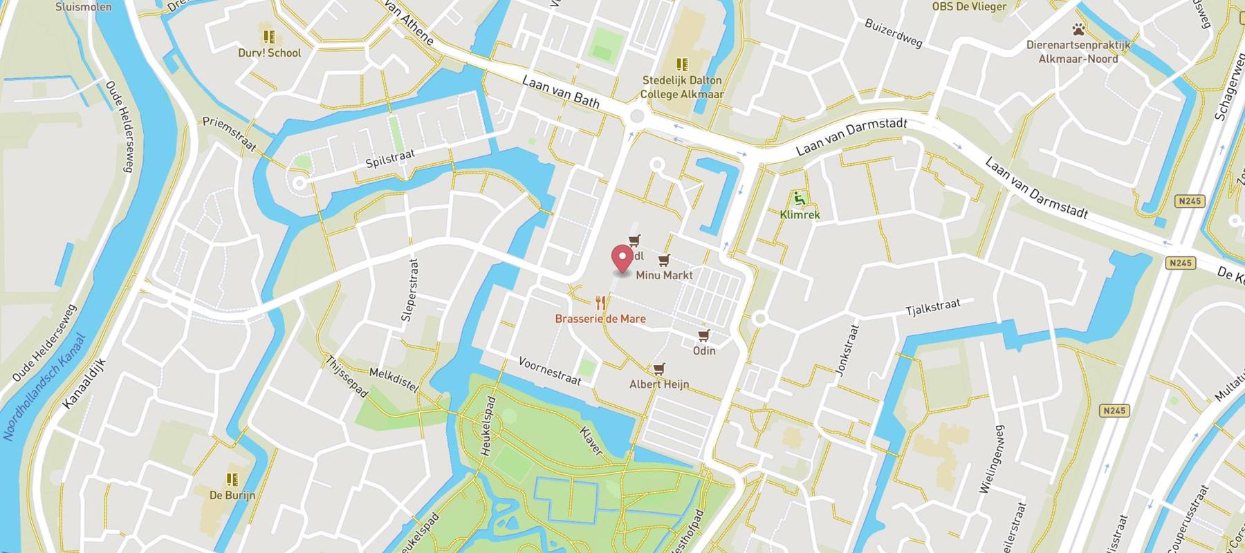 Hans Anders Opticien Alkmaar Winkelcentrum De Mare map