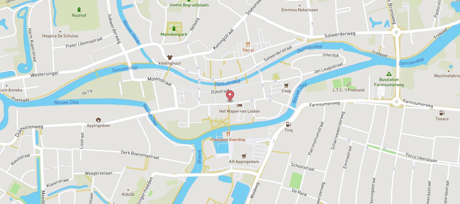 Kruidvat map