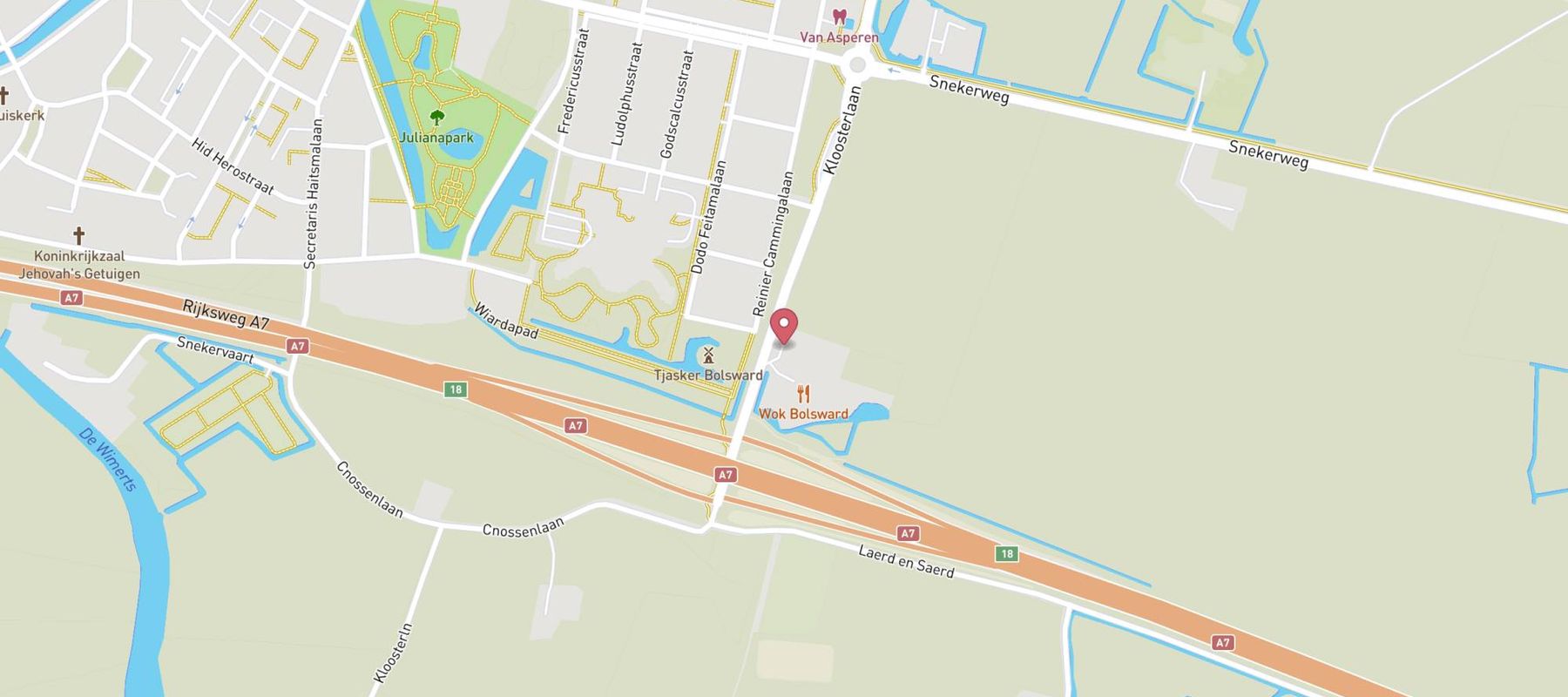 Tango Bolsward map