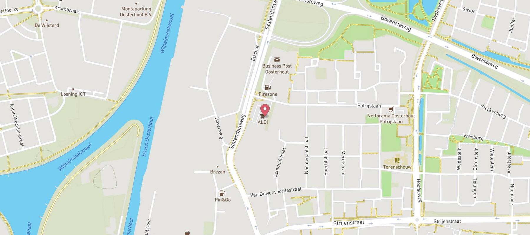 ALDI map