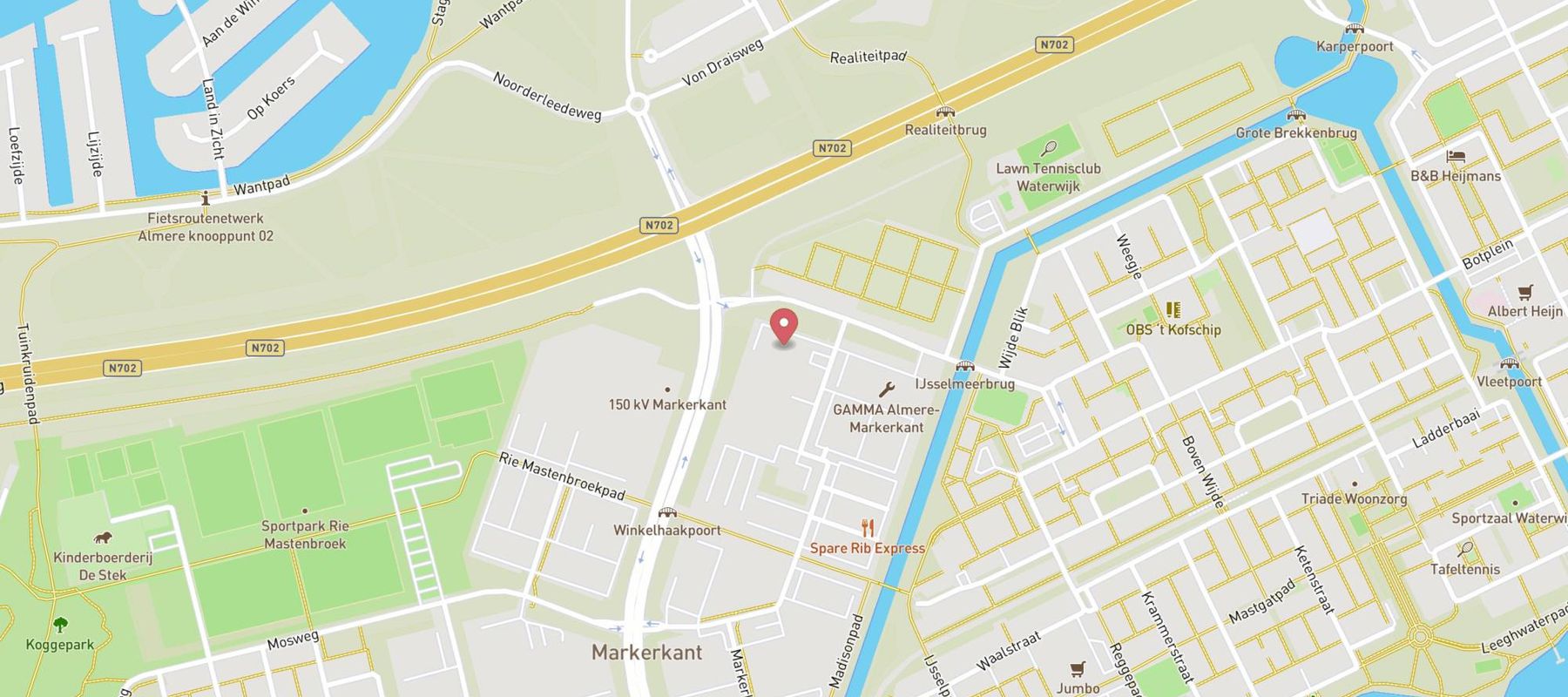 Bo-rent Almere map