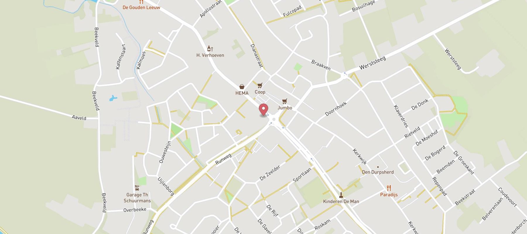 Shoeby - Berlicum map