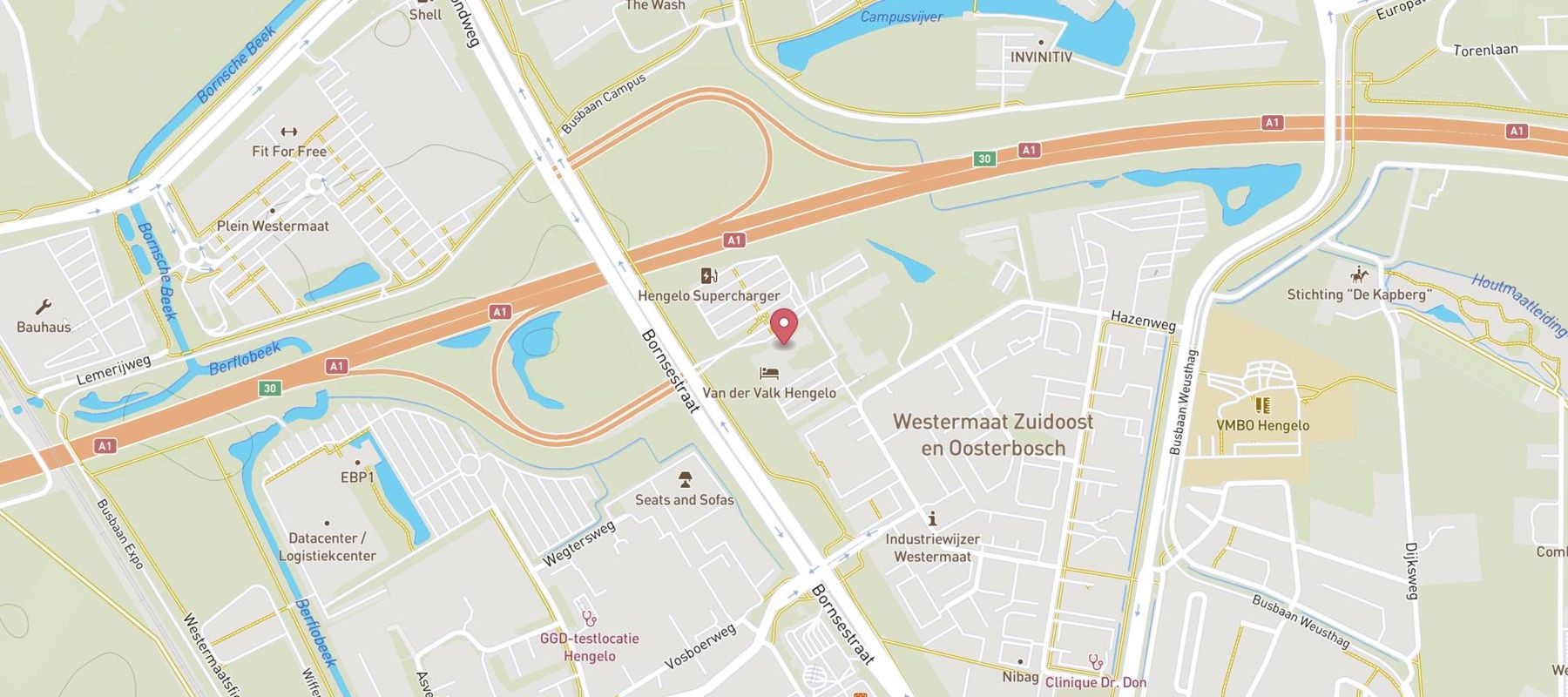 Van der Valk Hotel Hengelo map