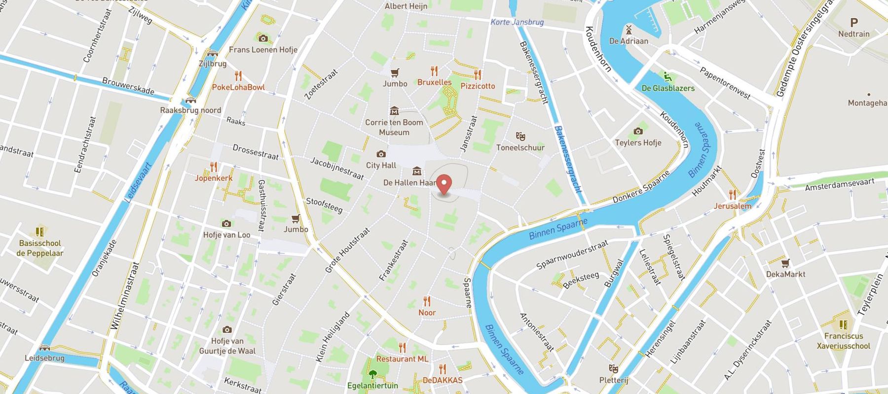 Restaurant Moustique map