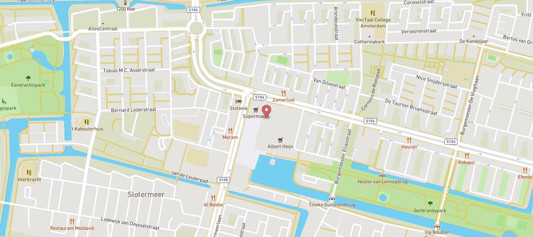 Xenos Amsterdam Plein '40-'45 map