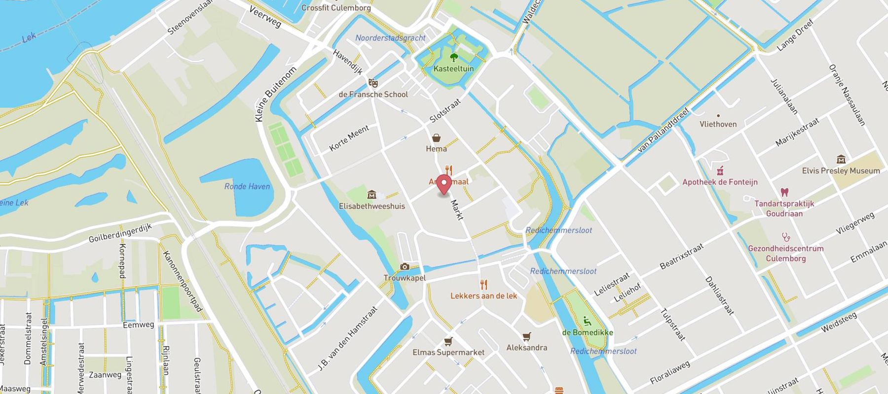 Hans Anders Opticien Culemborg map