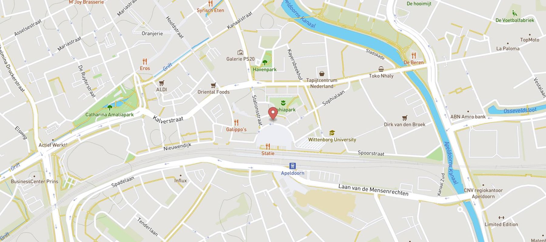 Bakker Bart Apeldoorn Stationsplein map