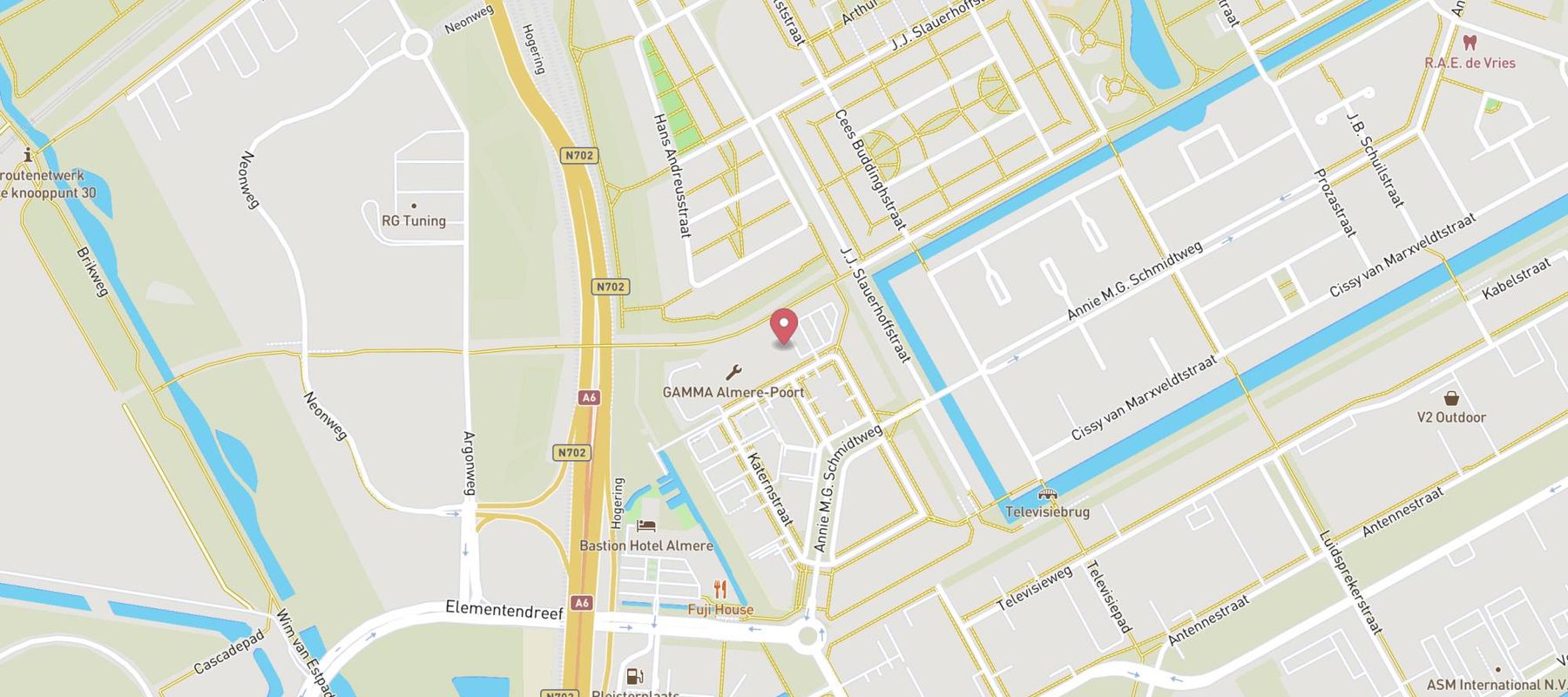 GAMMA bouwmarkt Almere Poort map