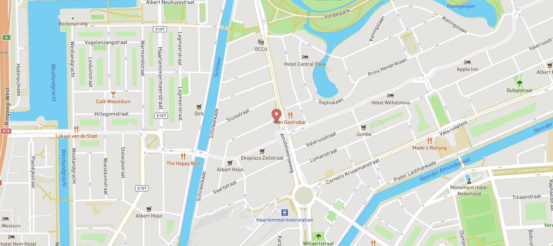 Anne&Max Amsterdam Zuid map