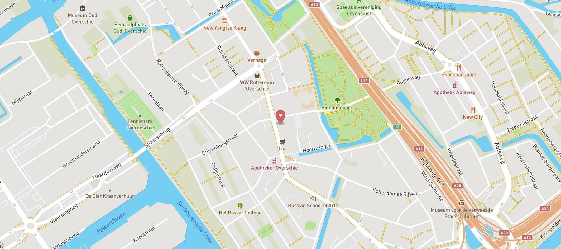 Hans Anders Opticien Rotterdam Overschie map